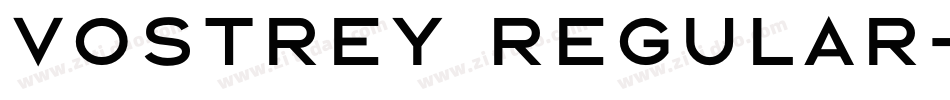 Vostrey Regular字体转换